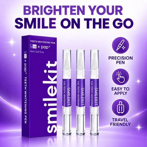 Smile Bright™ x3 Purple Teeth Whitening Pens